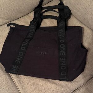 Wild One Black Dog Carrier Tote